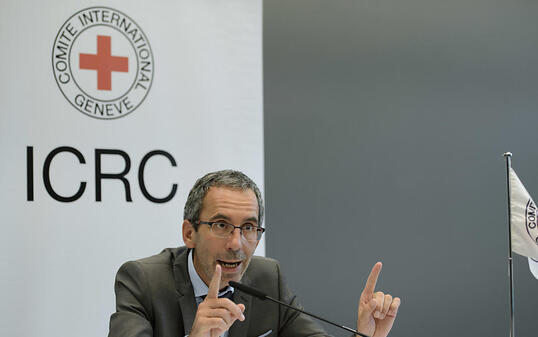 Dominik Stillhart, Direktor Operationen beim IKRK, prophezeit düstere Zeiten für Syrien. (Archivbild)