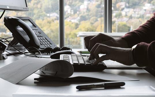 Contact tracing in the district office Tübingen