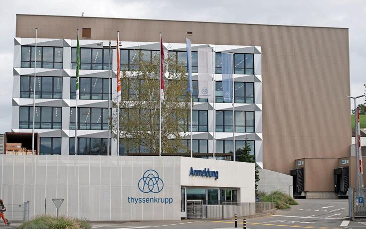 230919 Symbolfoto Thyssenkrupp Presta in Eschen