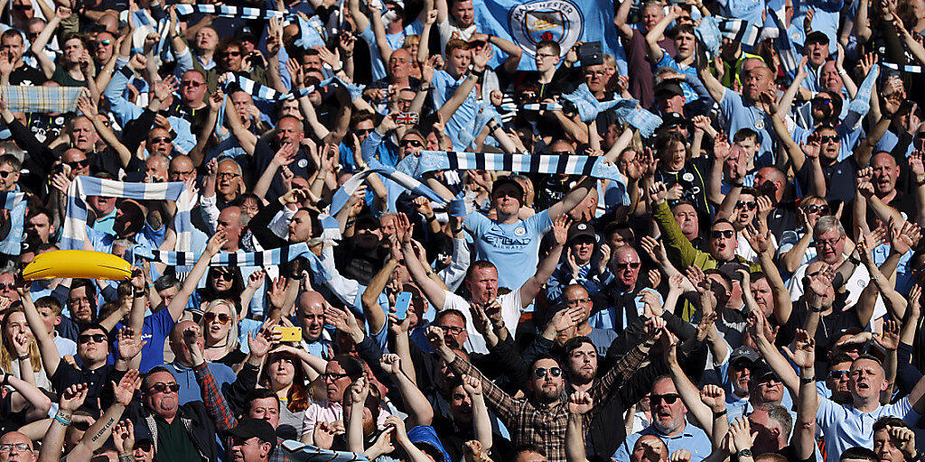Bei den Fans von Manchester City darf nach dem Meistertitel und dem Ligacup auch der FA-Cupsieg gefeiert werden
