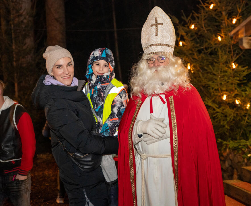 Nikolaus im Walde, Schellenberg (07.12.2024)