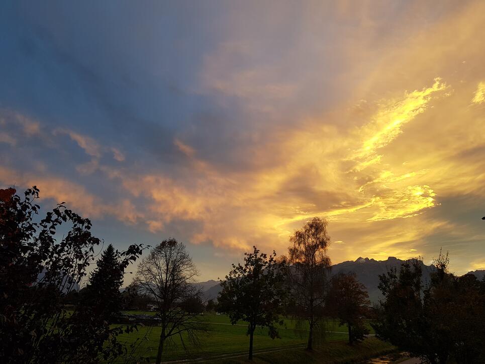 Wunderschöne Abendstimmung