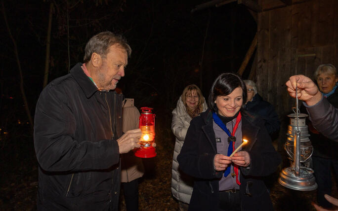Friedenslicht 2025 in Liechtenstein (17.12.2025)