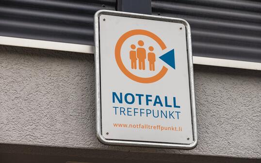 In Balzers befindet sich der Notfalltreffpunkt im Foyer des Gemeindesaals.