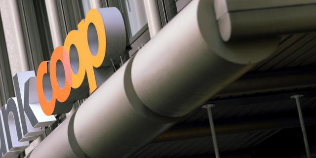 Die Bank Coop hat den Gewinn dank einmaliger Einkünfte gesteigert