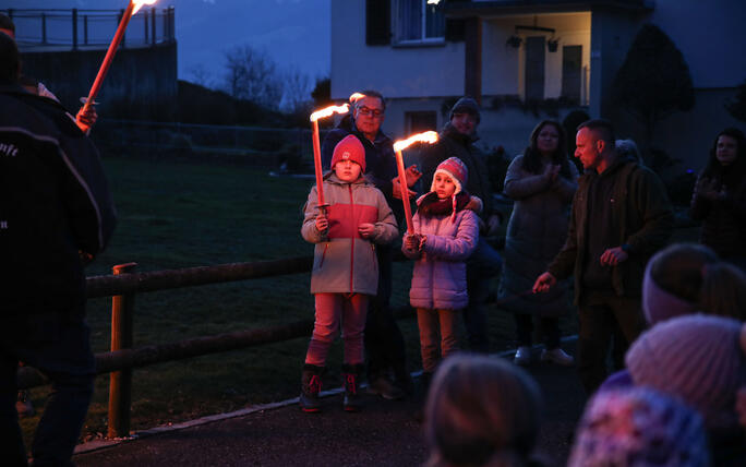 Fackel- und Lampionzug in Gamprin (08.03.2025)
