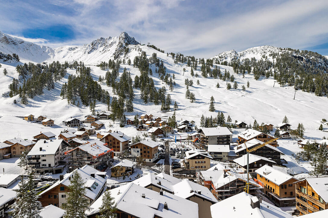 Erster Schnee in Liechtenstein