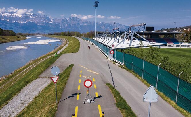 Rheindamm Vaduz