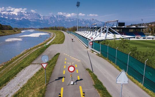 Rheindamm Vaduz