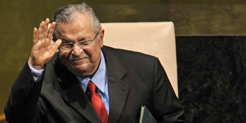 Iraks Ex-Präsident Dschalal Talabani ist tot. Der kurdische Politiker starb am Dienstag im Alter von 83 Jahren in einem Spital in Deutschland. (Archivbild aus dem Jahr 2009)