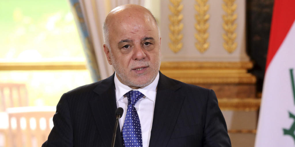 Hat die Rückeroberung der nordirakischen IS-Bastion Hawidscha verkündet: Iraks Regierungschef Haider al-Abadi, hier nach einem Gespräch mit Frankreichs Präsident Emmanuel Macron in Paris.
