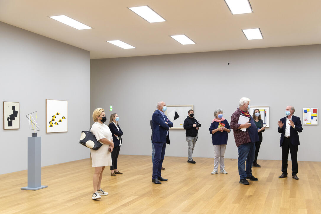 Medienrundgang «Hauptsache Malerei» in Vaduz