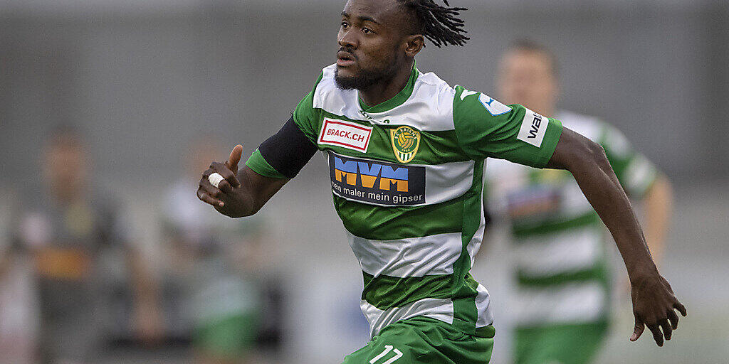 Asumah Abubakar schoss zwei Tore für Kriens zum 3:1-Sieg gegen Xamax Asumah Abubakar schoss zwei Tore für Kriens zum 3:1-Sieg gegen Xamax