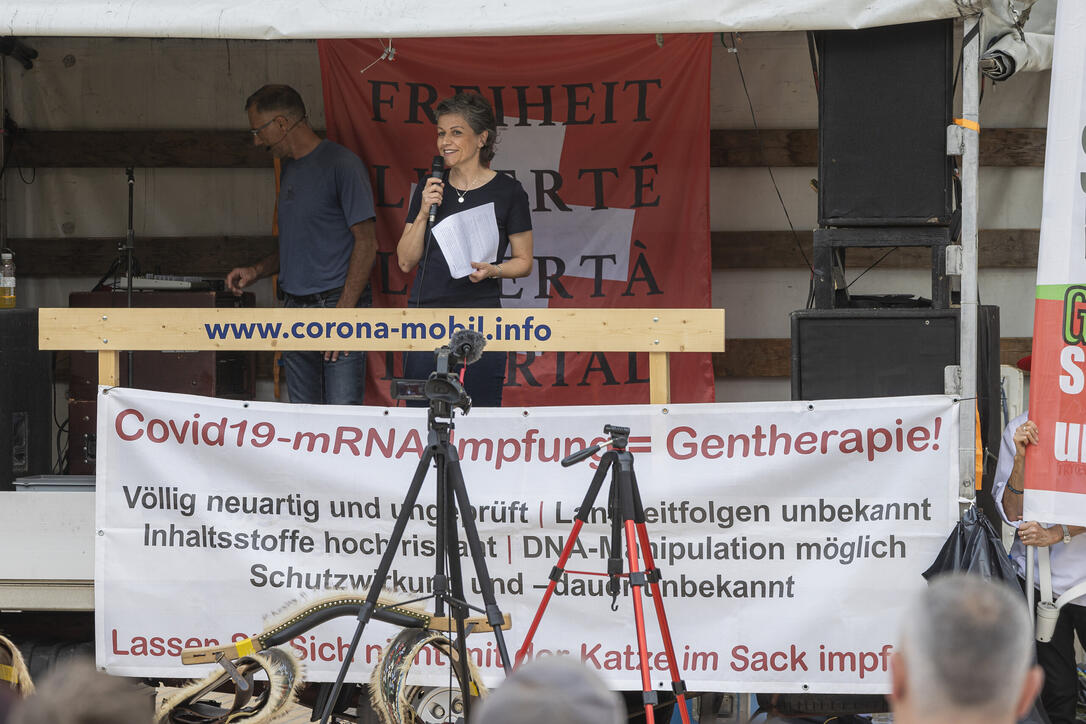 Corona Demo in Vaduz