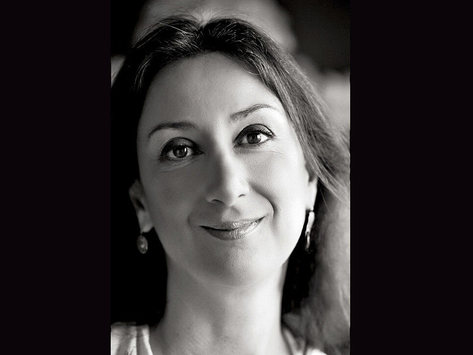 Die Journalistin Daphne Caruana Galizia wurde durch eine Bombe in ihrem Auto getötet.