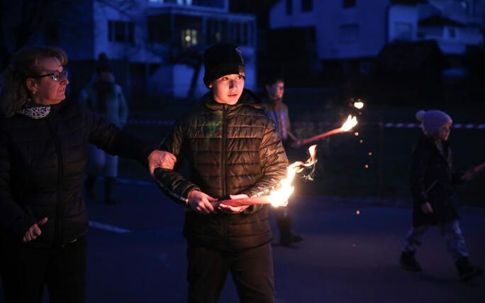 Fackel- und Lampionzug in Gamprin (08.03.2025)