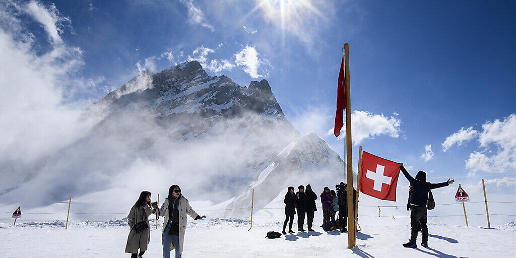 Im Januar und Februar besuchten 74'000 Gäste das Jungfraujoch.