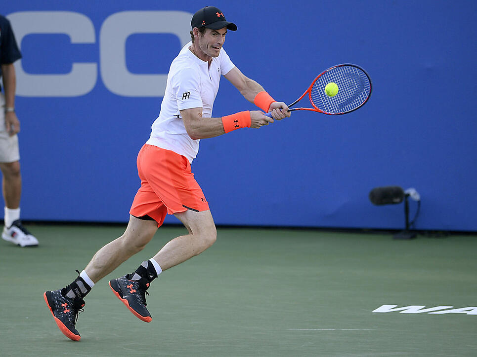 Auf dem Weg zu alter Stärke: Andy Murray gewann in Washington gegen die Weltnummer 18 Kyle Edmund
