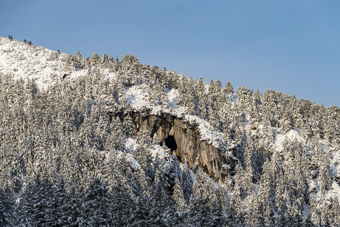 Erster Schnee in Liechtenstein