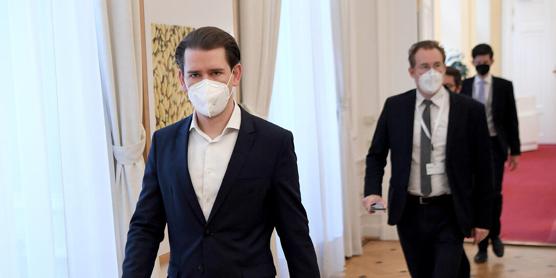 REGIERUNGSKLAUSUR: KURZ / FLEISCHMANN / BONELLI REGIERUNGSKLAUSUR: KURZ / FLEISCHMANN / BONELLI