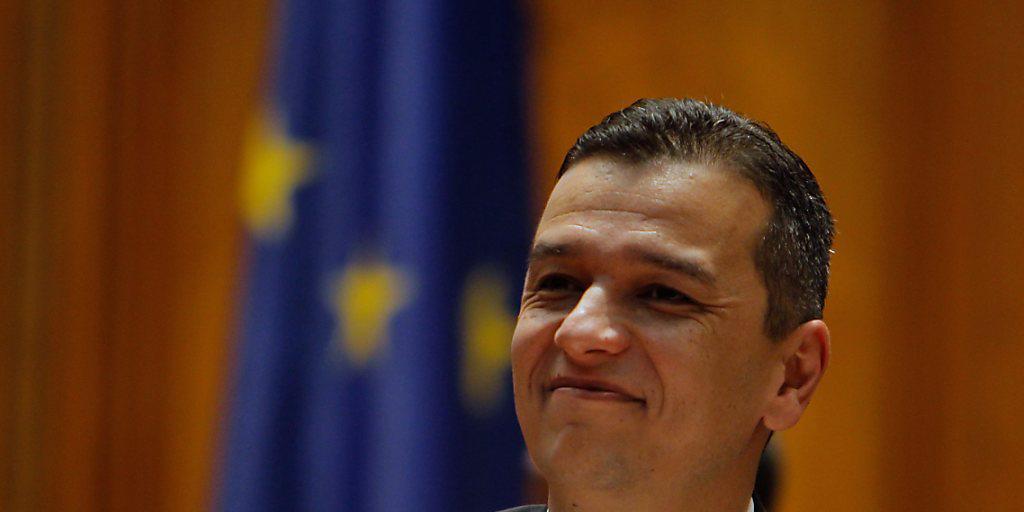 Sorin Grindeanu, der vom rumänischen Parlament gewählte neue Regierungschef