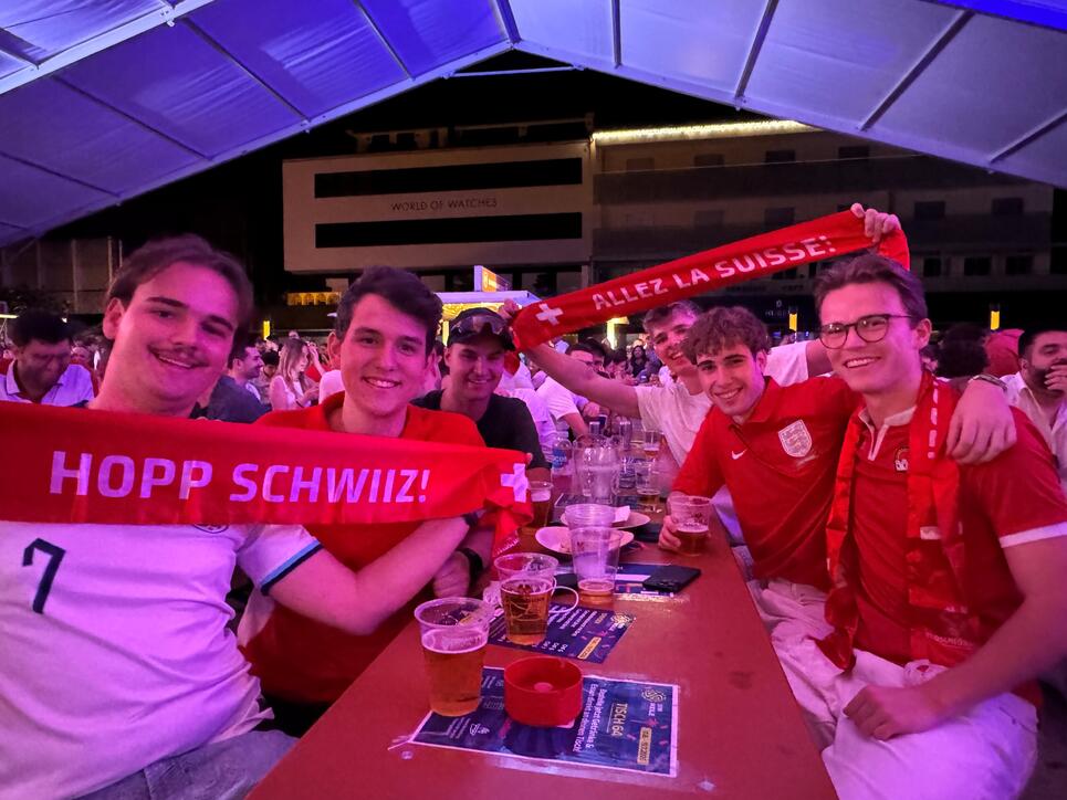 1/4-Finalspiel der Schweiz an der WM-Meile in Vaduz (12.07.2026)