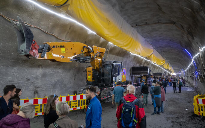 Stadttunnel Feldkirch - Tag der offenen Baustelle