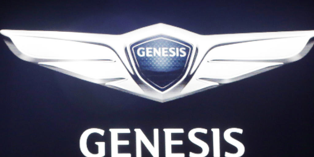 Vize-Chef Chung Euisun von Hyundai an einer Pressekonferenz in Seoul zur Lancierung der neuen Luxusmarke Genesis Vize-Chef Chung Euisun von Hyundai an einer Pressekonferenz in Seoul zur Lancierung der neuen Luxusmarke Genesis