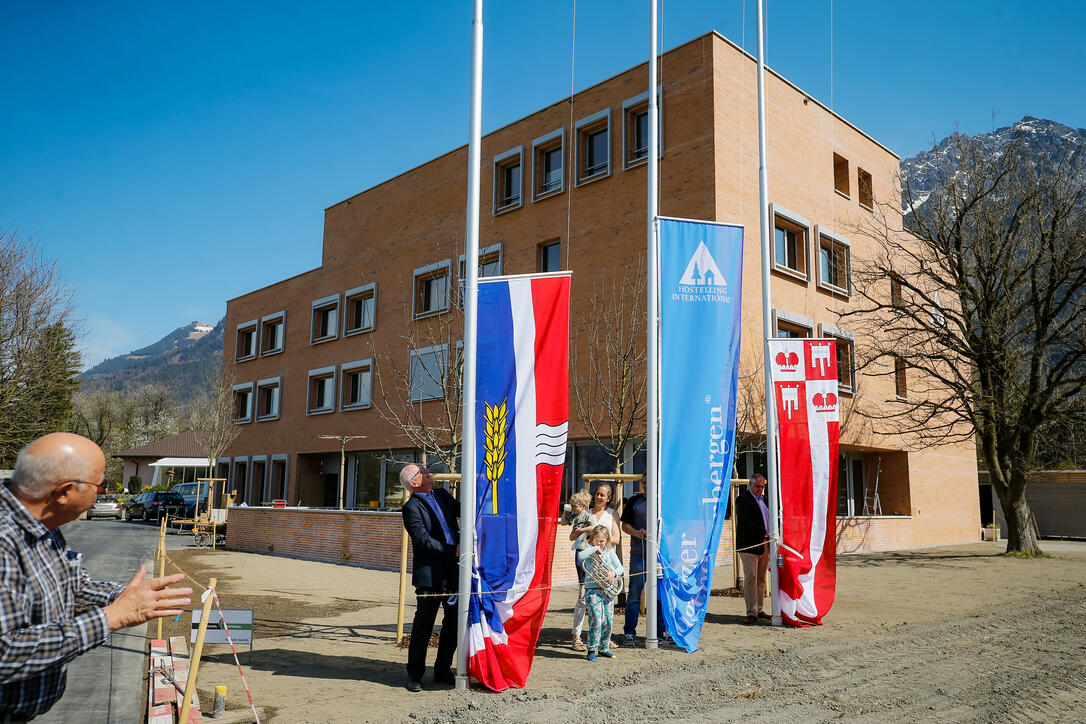 Liechtenstein Schaan Vaduz Neueroeffnung Jugendherberge