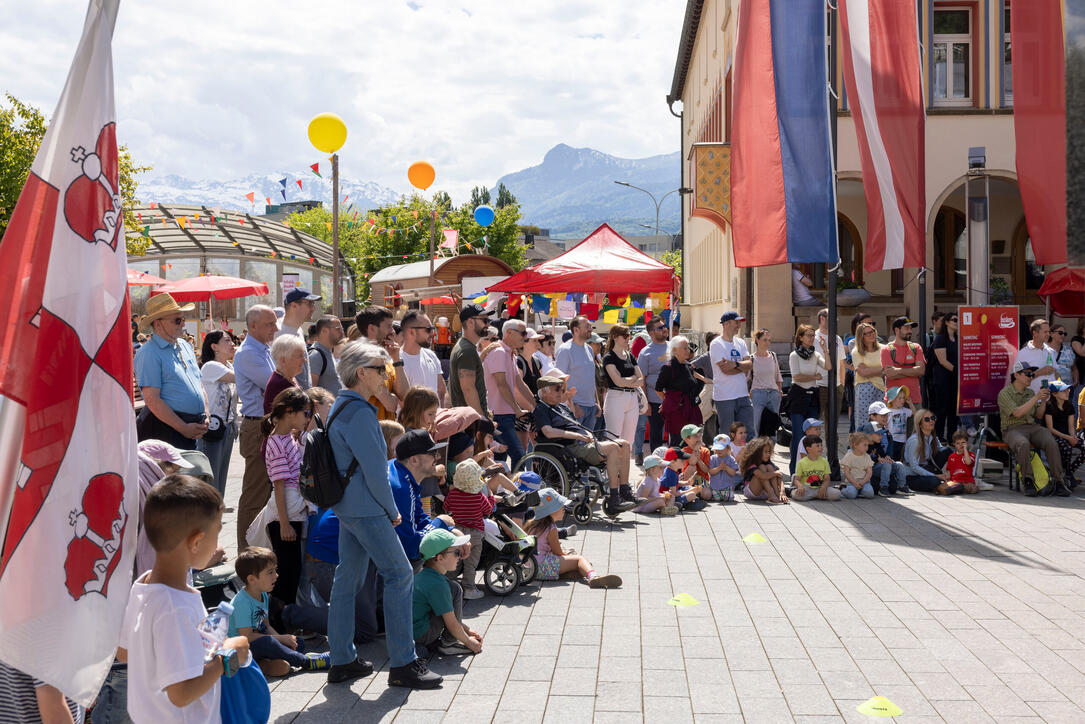 Buskers Strassenkunstfestival in Vaduz