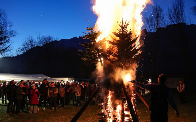 Fackel- und Lampionzug in Gamprin (08.03.2025)
