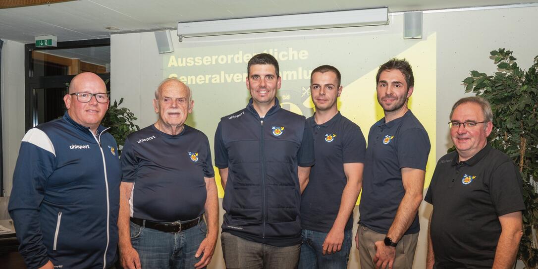 Der aktuelle Vorstand rund um Karlheinz Matt (v.l.), Benno Gerner, Mathias Speiser, Damian Kranz, Philipp Meier und Roger Matt, wenden sich mit einem &ouml;ffentlichen Brief.