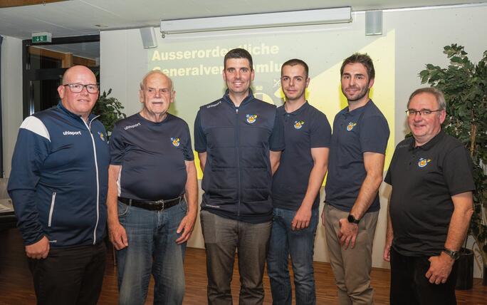 Der aktuelle Vorstand rund um Karlheinz Matt (v.l.), Benno Gerner, Mathias Speiser, Damian Kranz, Philipp Meier und Roger Matt, wenden sich mit einem &ouml;ffentlichen Brief.