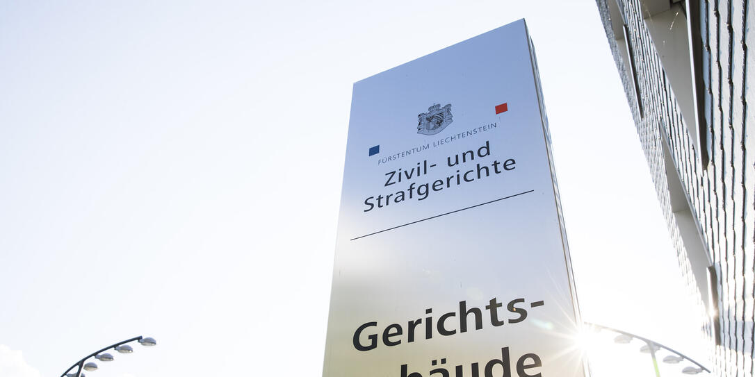 Gerichtsgebäude in Vaduz Gerichtsgebäude in Vaduz
