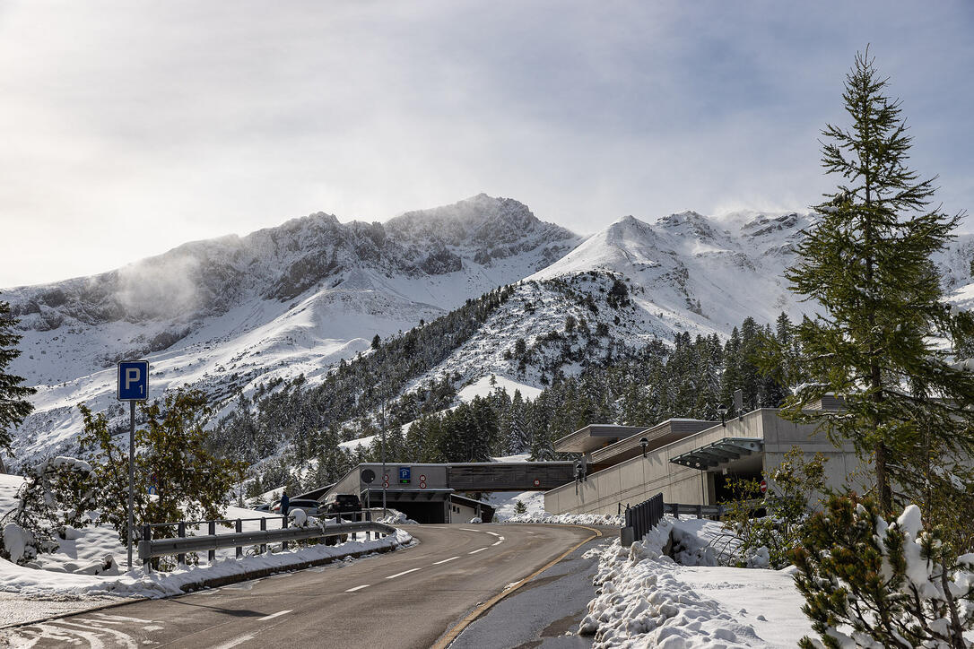 Erster Schnee in Liechtenstein