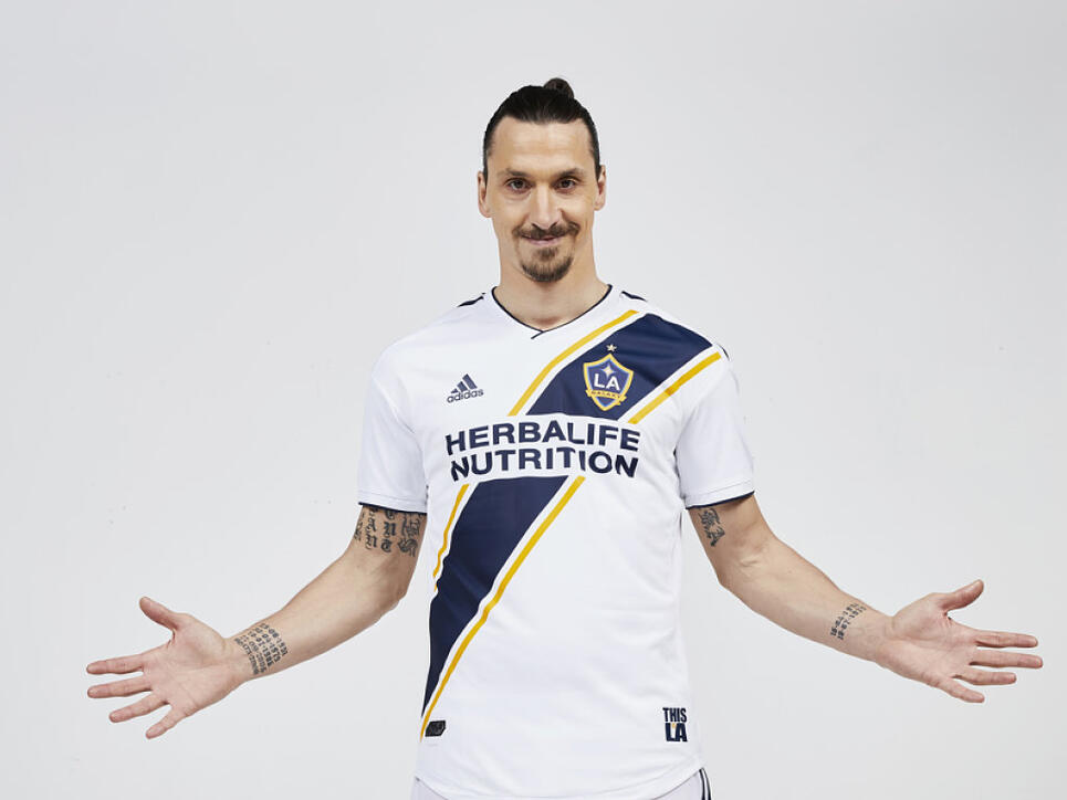 Zlatan Ibrahimovic im Trikot der Los Angeles Galaxy