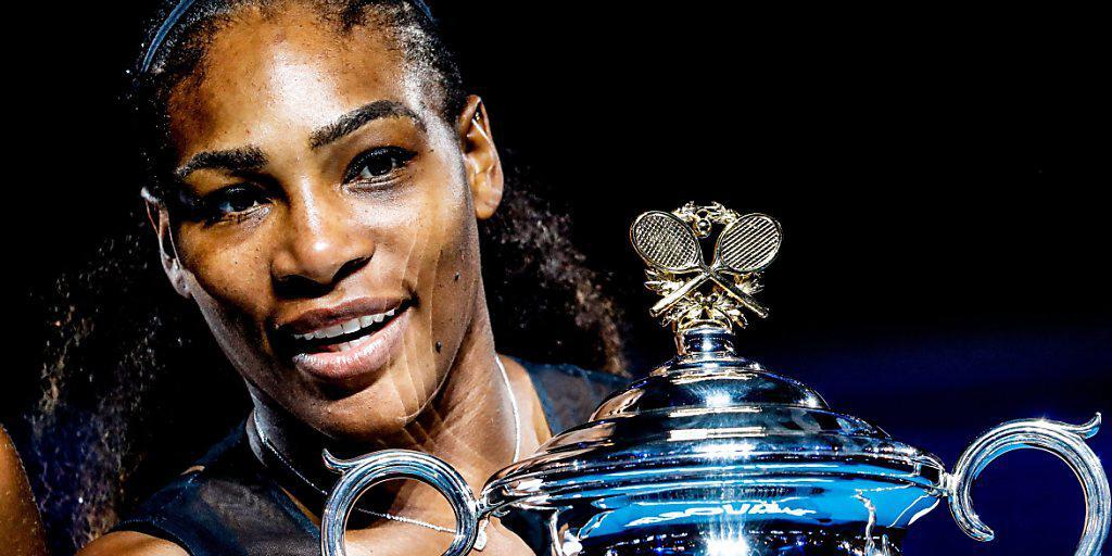 Wieder an der Spitze der Tenniswelt: Serena Williams mit ihrem siebten Australian-Open-Pokal