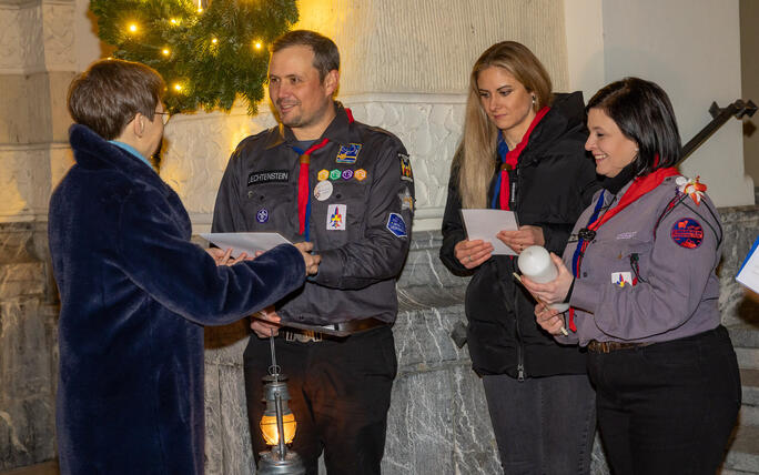 Friedenslicht 2025 in Liechtenstein (17.12.2025)