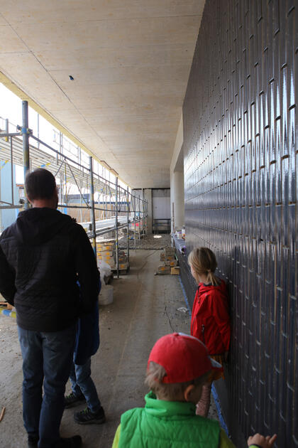 Tag der offenen Baustelle Kindergarten und Doppelturnhalle in Ma