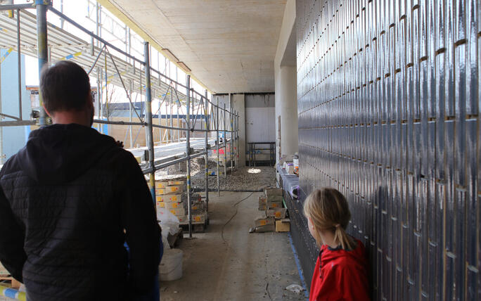 Tag der offenen Baustelle Kindergarten und Doppelturnhalle in Ma
