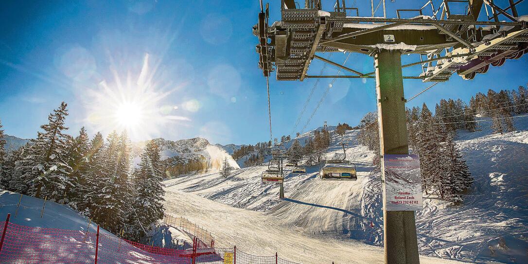 Winter im Skigebiet Malbun Winter im Skigebiet Malbun