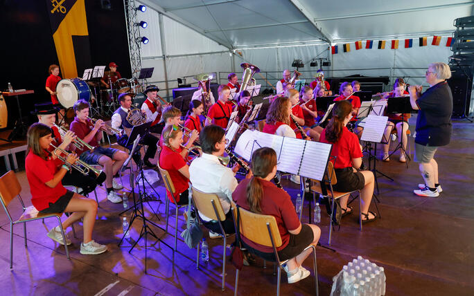 76. Liechtensteiner Verbandsmusikfest in Mauren  unter dem Motto «Mura - tönt guat»