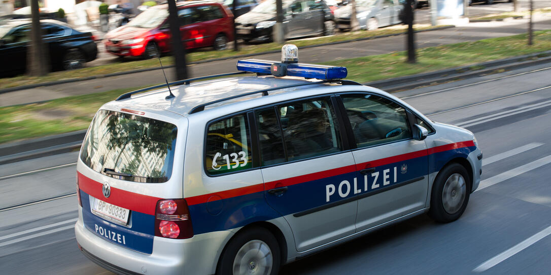 Police car in Vienna Police car in Vienna