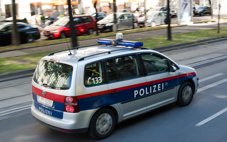Police car in Vienna