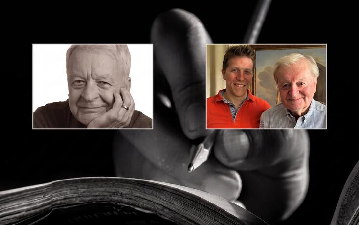 Jens Dittmar (links) sowie Pieter und Frank van Eck (rechts) geben Einblick in ihre Meinung zum Einsatz von KI in der Literatur.