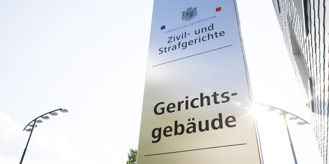Gerichtsgebäude in Vaduz Gerichtsgebäude in Vaduz