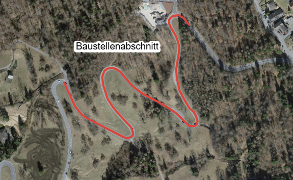 Baustelle Bergstrasse Triesenberg