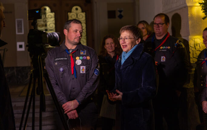 Friedenslicht 2025 in Liechtenstein (17.12.2025)