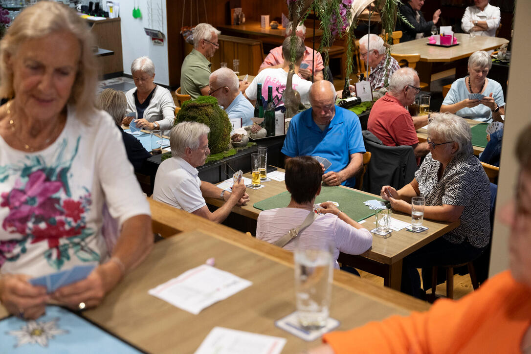Jasskönig 1. Vorrunde im Kreuz in Haag