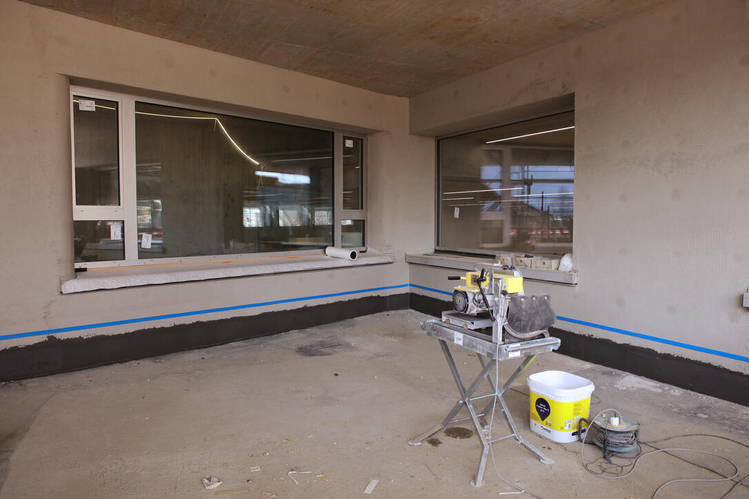 Tag der offenen Baustelle Kindergarten und Doppelturnhalle in Ma